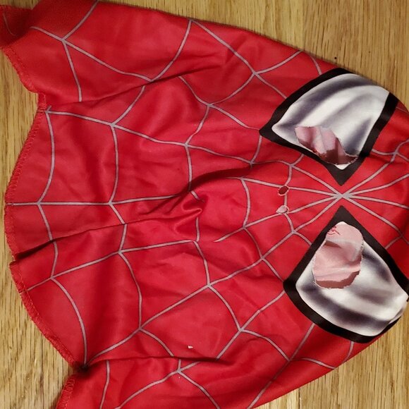 LOT 3 Boys Costumes - 2 Batman + Spider Man Sizes 7 / 8 and Ch Med + FlashLight! - Picture 6 of 16